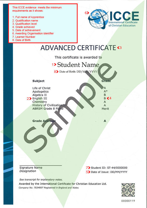 ICCE Certificate (NEW) | ACE - Website